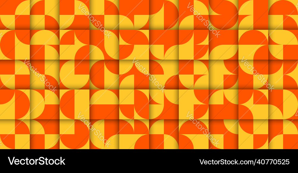 Lush lava color 3d background squares pattern Lush lava color 3d background squares pattern vector image