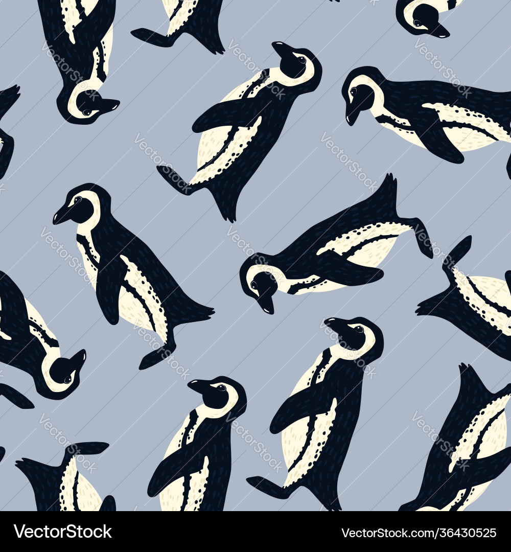 Minimalistic zoo seamless pattern with cartoon Minimalistic zoo seamless pattern with cartoon Vector Image