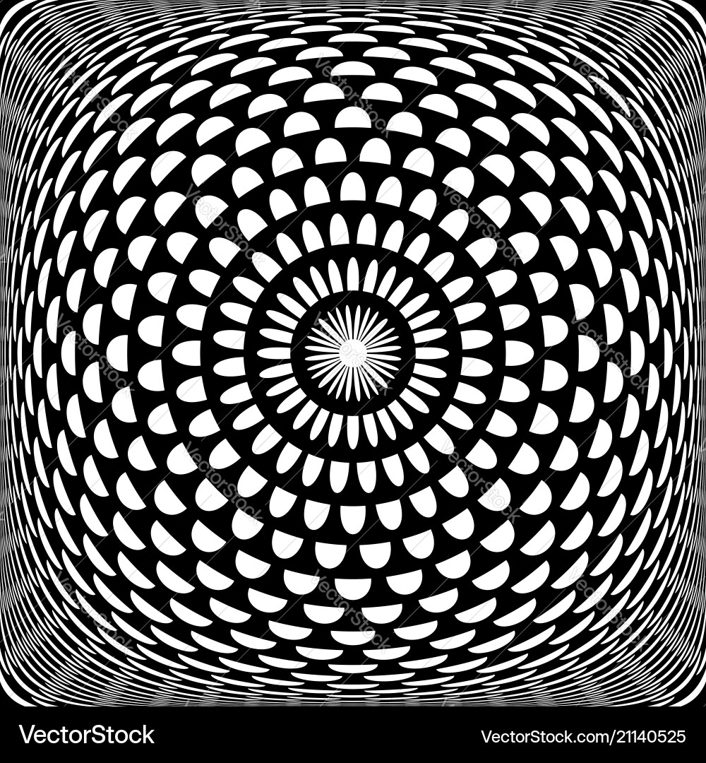 Optical Rotation Pattern Vector Image