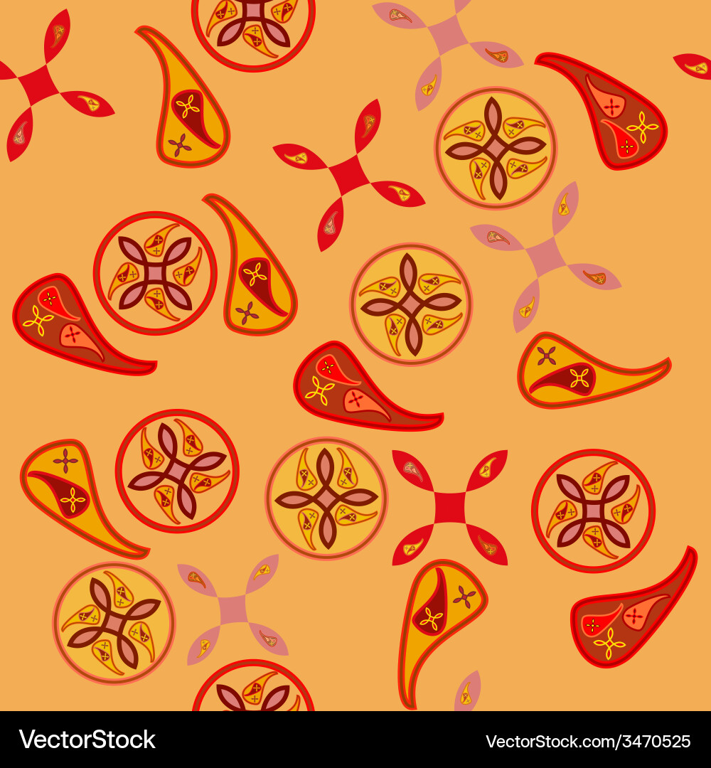 Pastel seamless abstract pattern vector image