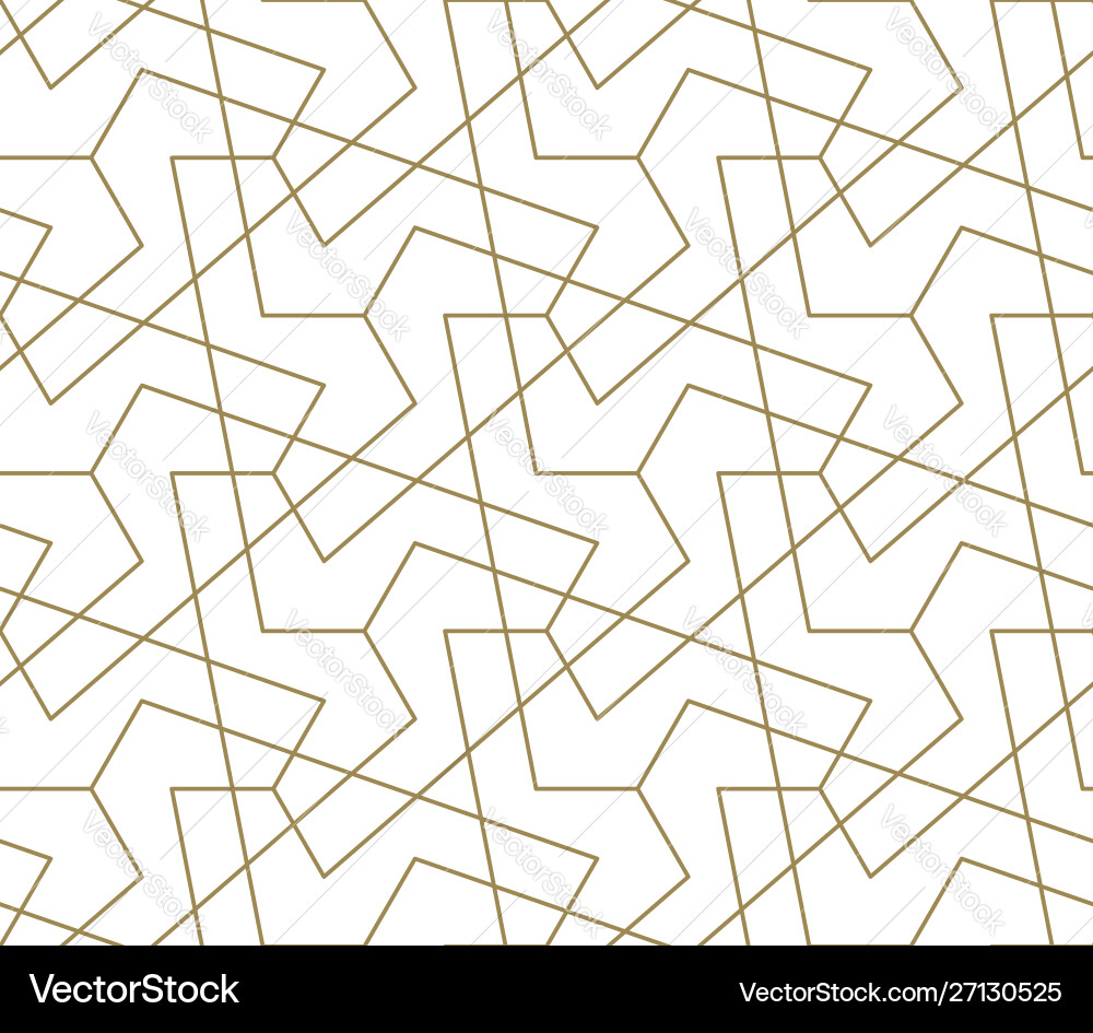 Seamless pattern with abstract geometric line Seamless pattern with abstract geometric line Vector Image