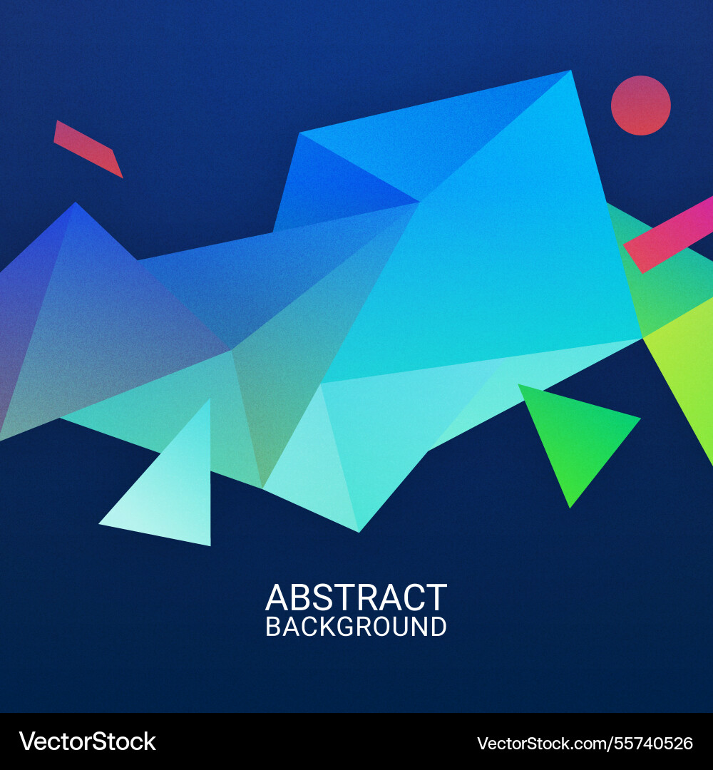 Abstract background with geometric style vector image
