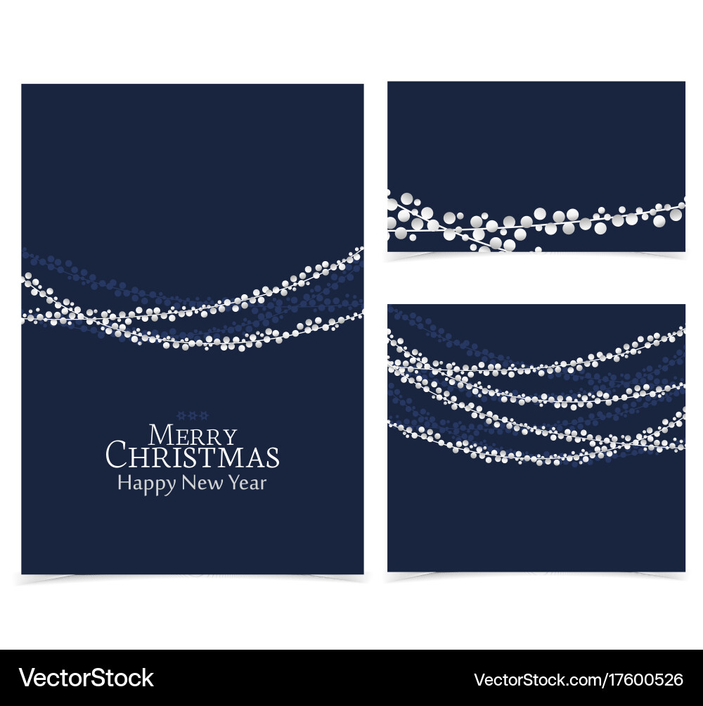 Christmas String Lights Vector Image