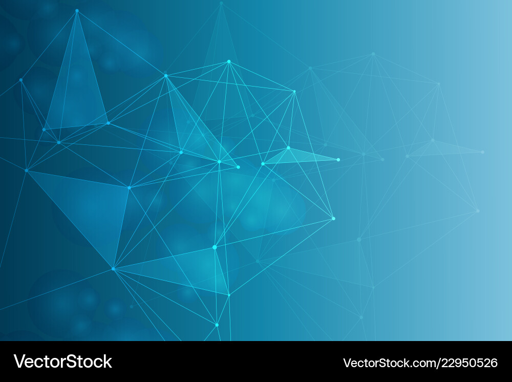 Geometric abstract background with connected line Geometric abstract background with connected line vector image