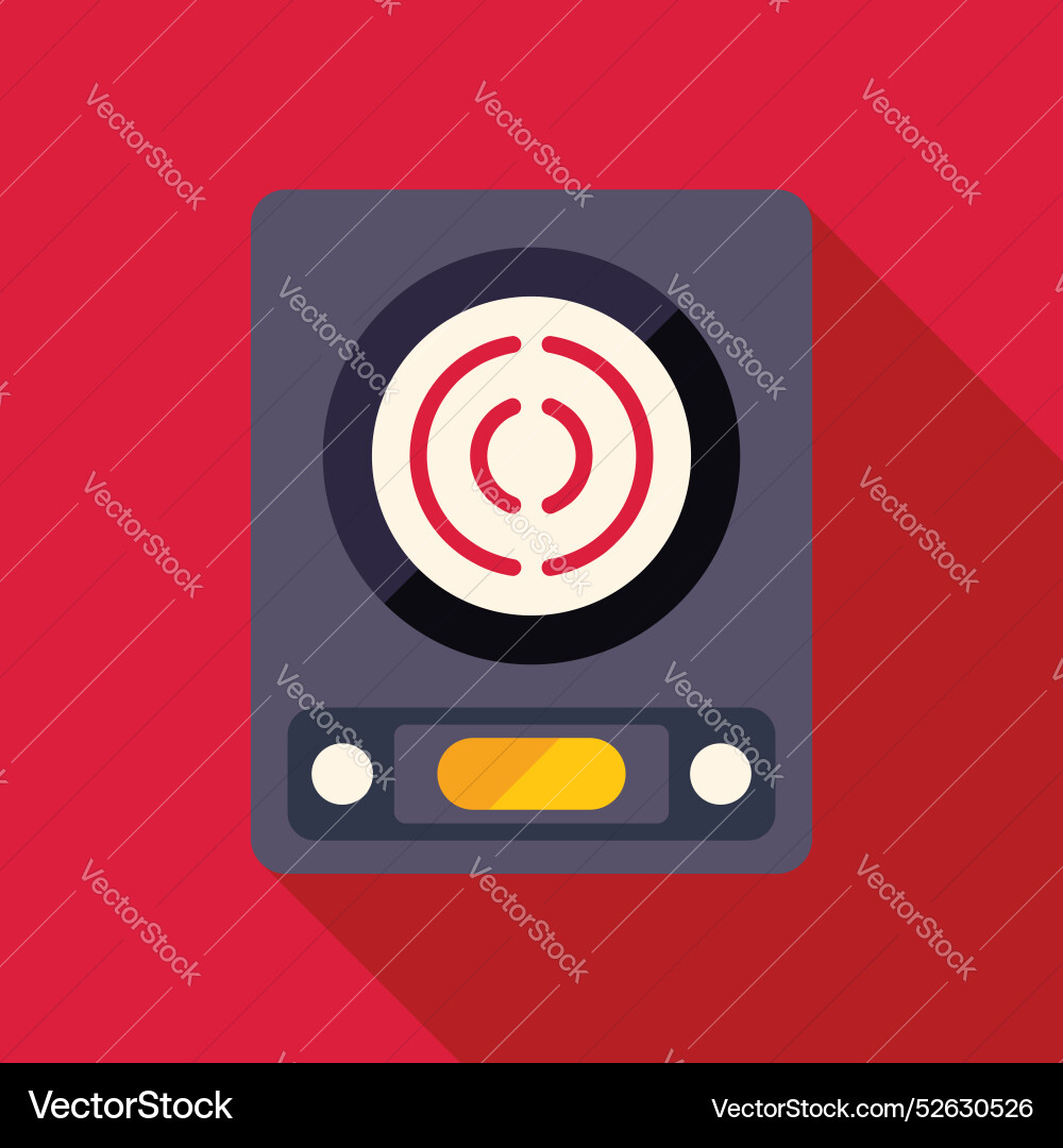 Induction cooker panel with touch control buttons Induction cooker panel with touch control buttons Vector Image