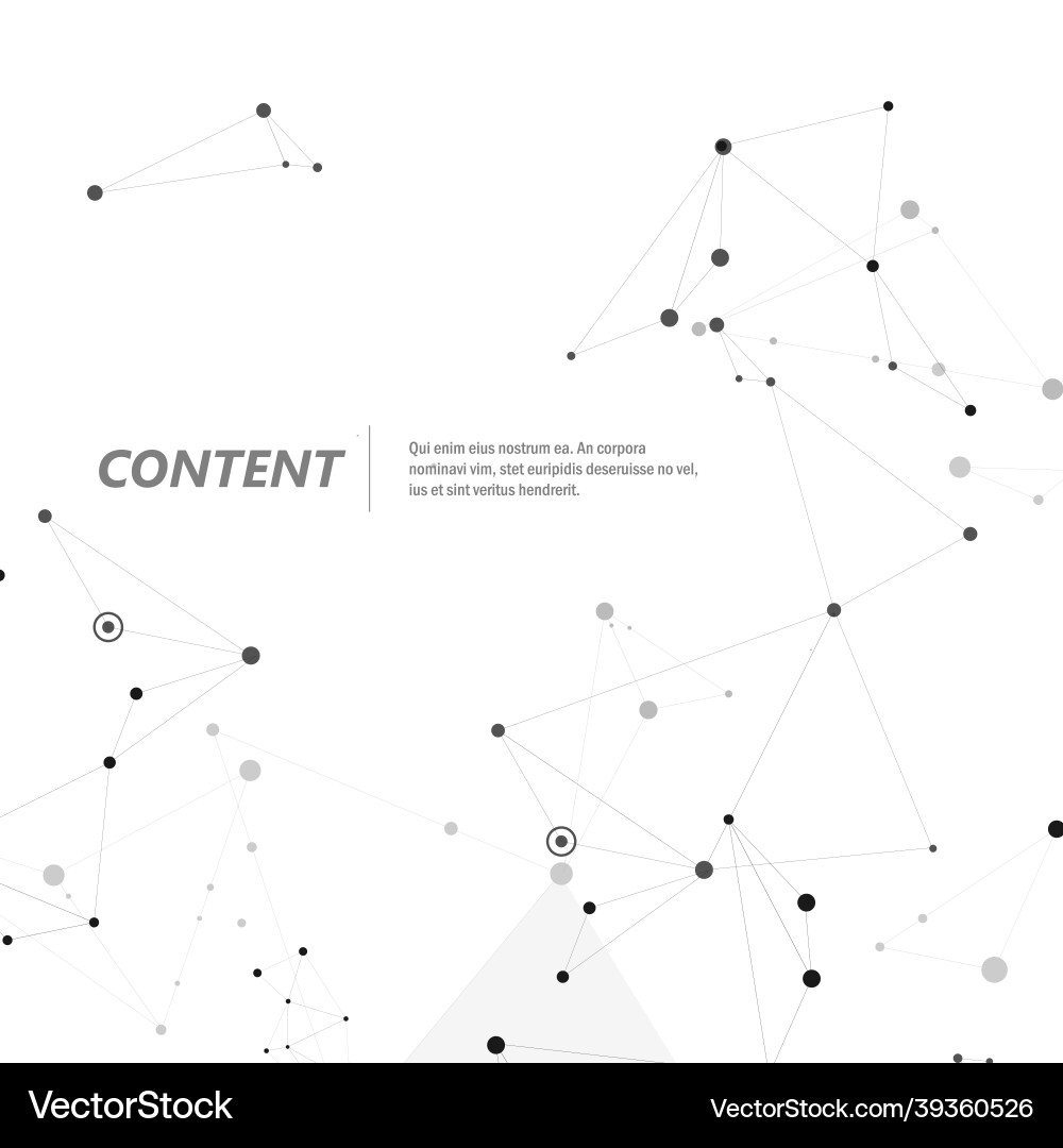 Points connected by straight lines into simple Points connected by straight lines into simple vector image