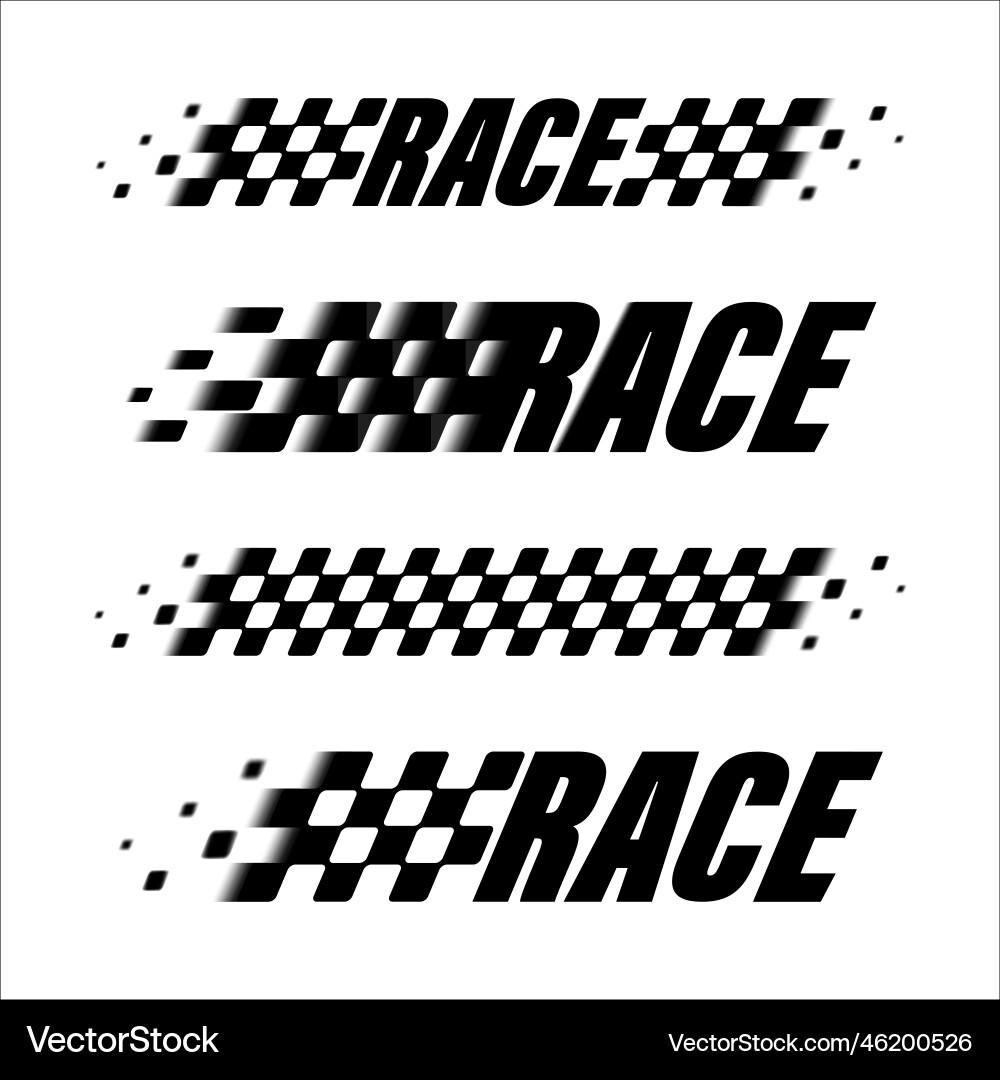 sport race track lines blur text – royalty-free vector | vectorstock