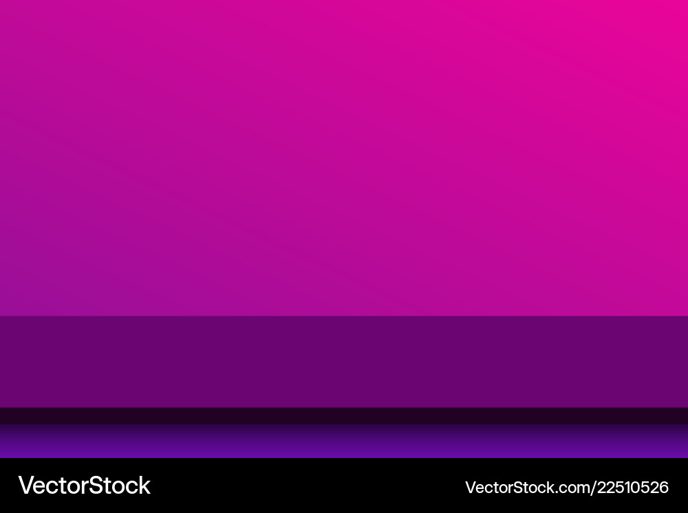 Template empty violet studio table room Template empty violet studio table room vector image
