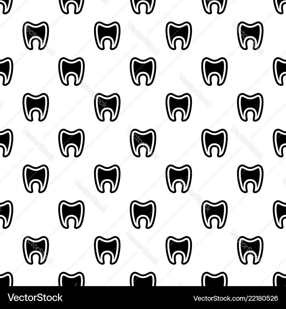 Tooth with root icon simple style Tooth with root icon simple style vector image