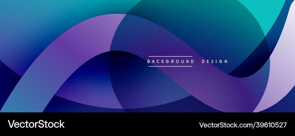 Abstract overlapping lines and circles geometric Vector Image