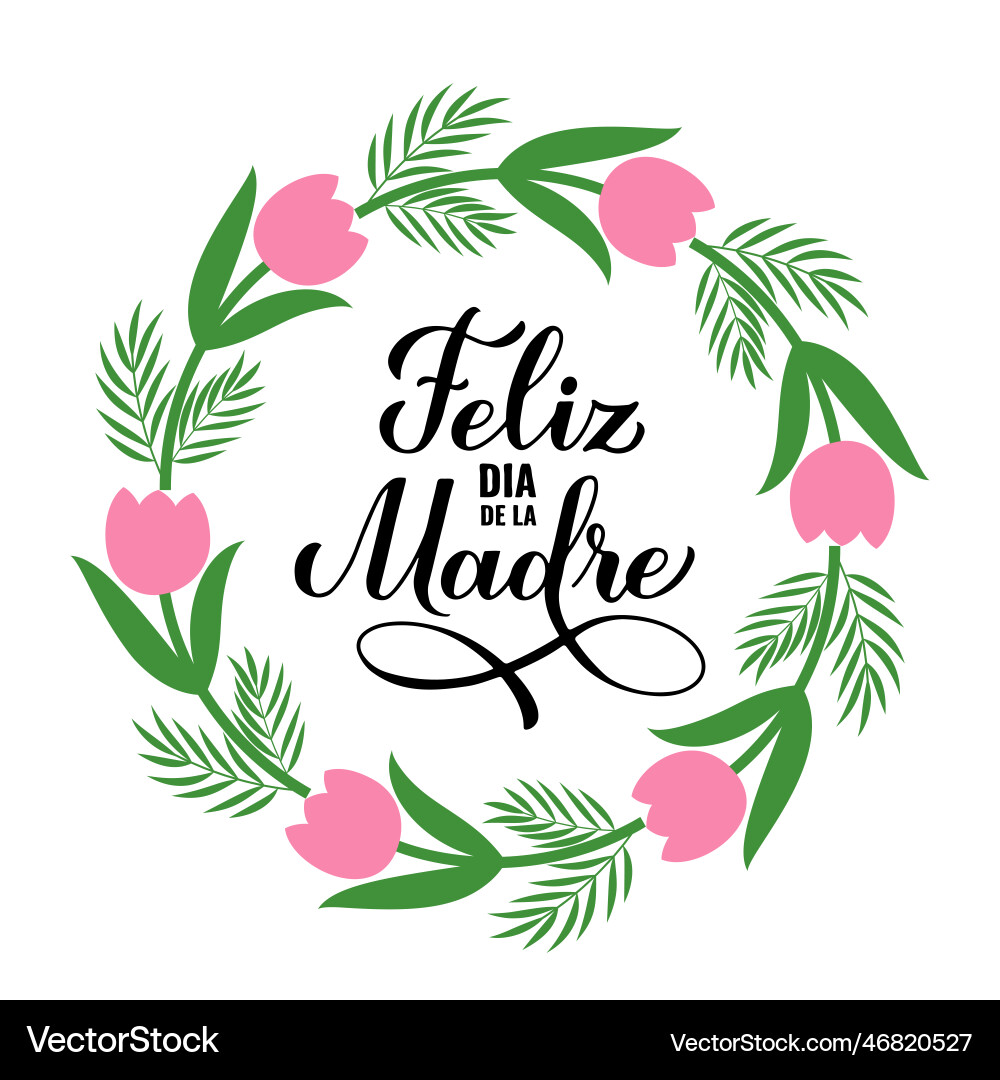 Happy Mothers Day Calligraphy Lettering Royalty Free Vector