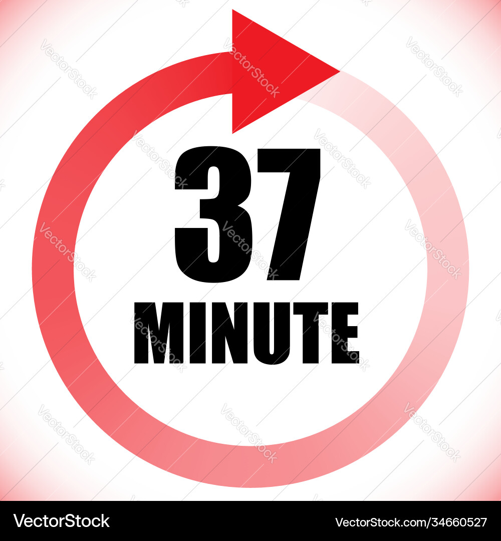 Numbers numerals dial time duration and schedule Vector Image