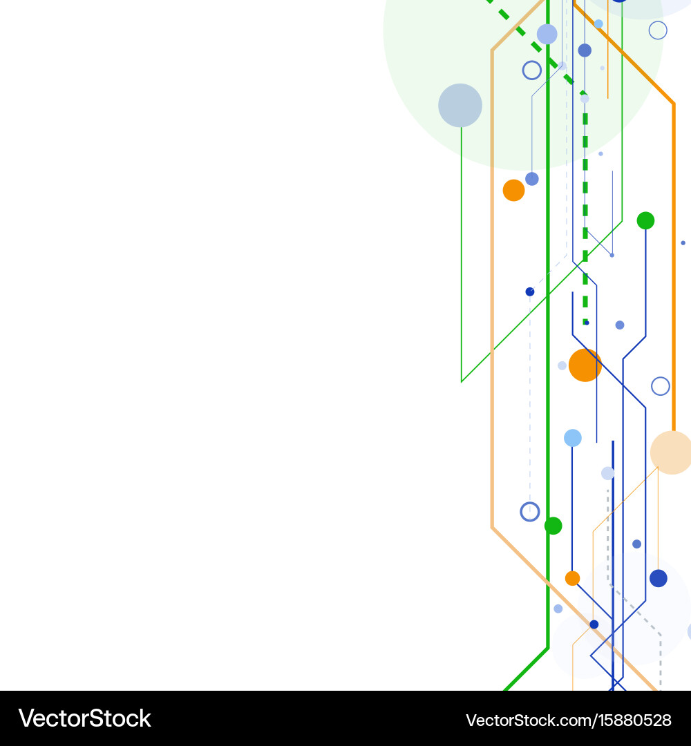 Molecular Structure & Networks vector image