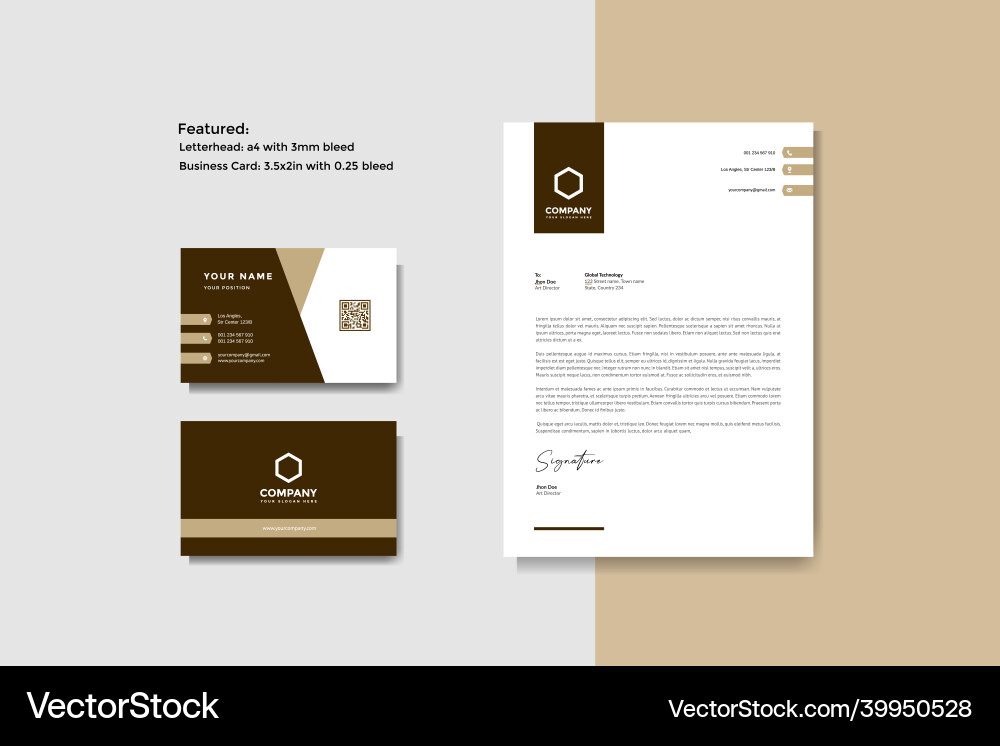 Professional creative business card template Professional creative business card template vector image