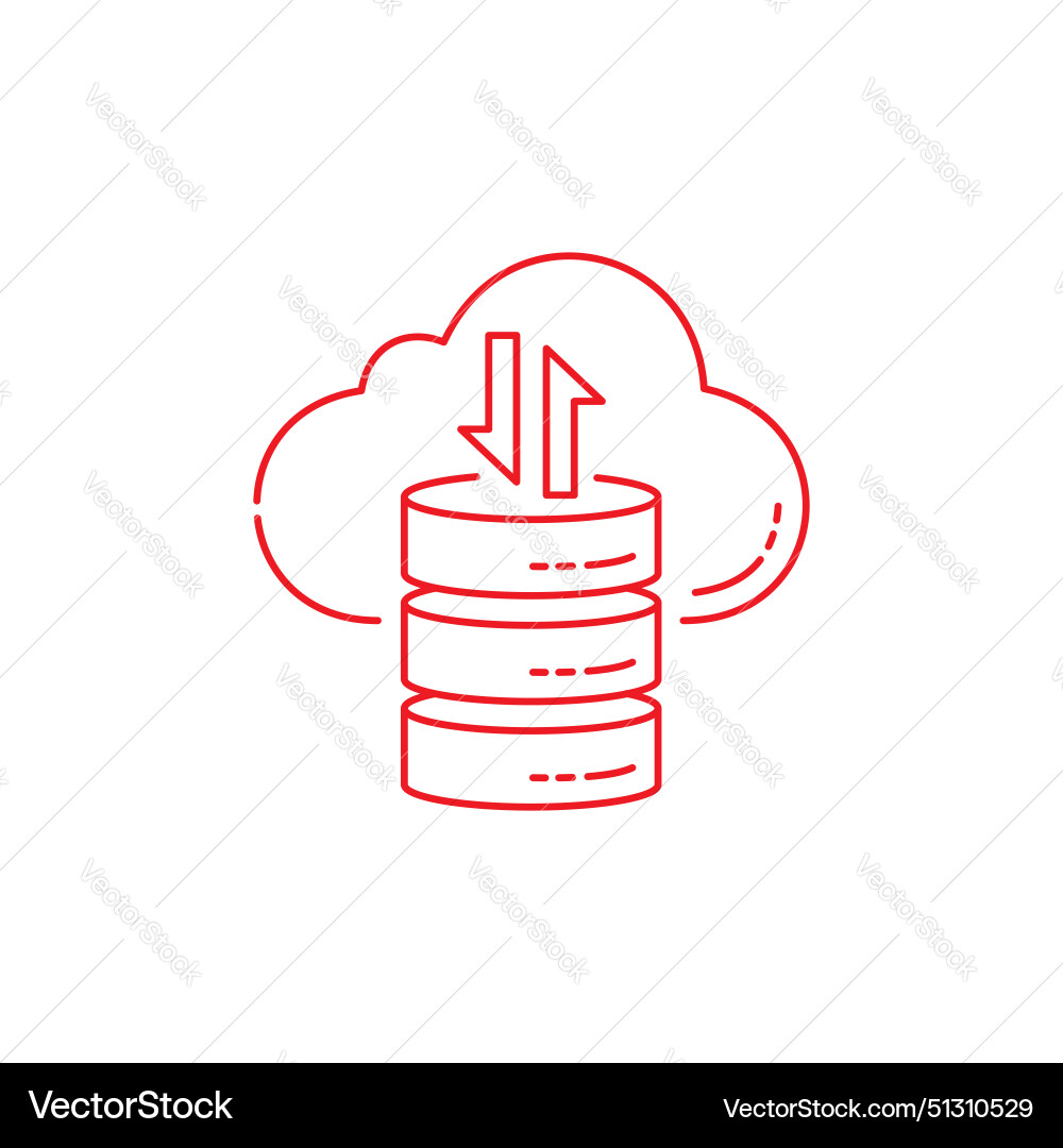 Data science analysis mining icon vector image