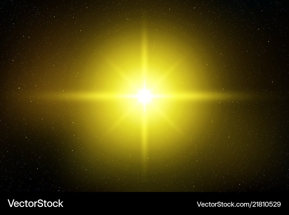 Dynamic Light Burst Effect Vector Image