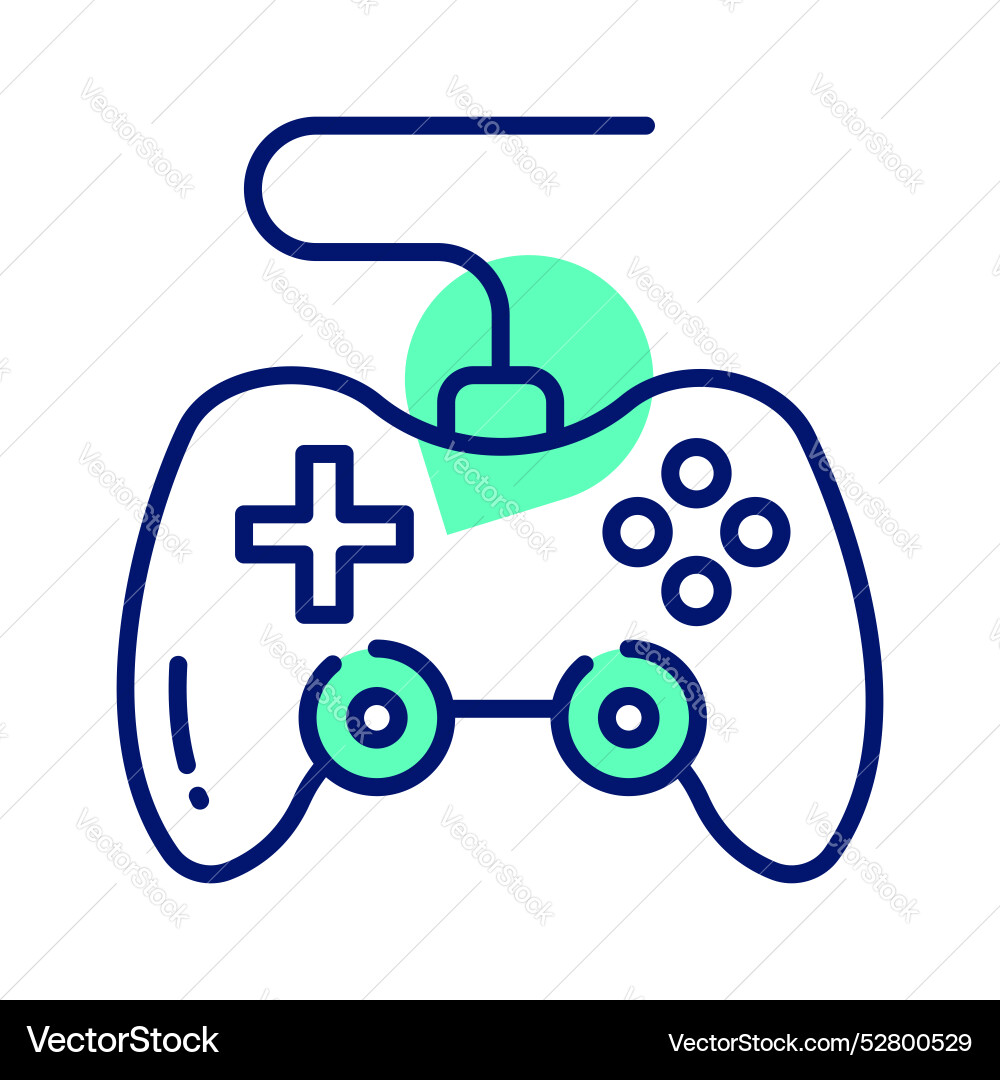 Game console or controller computer gaming Vector Image