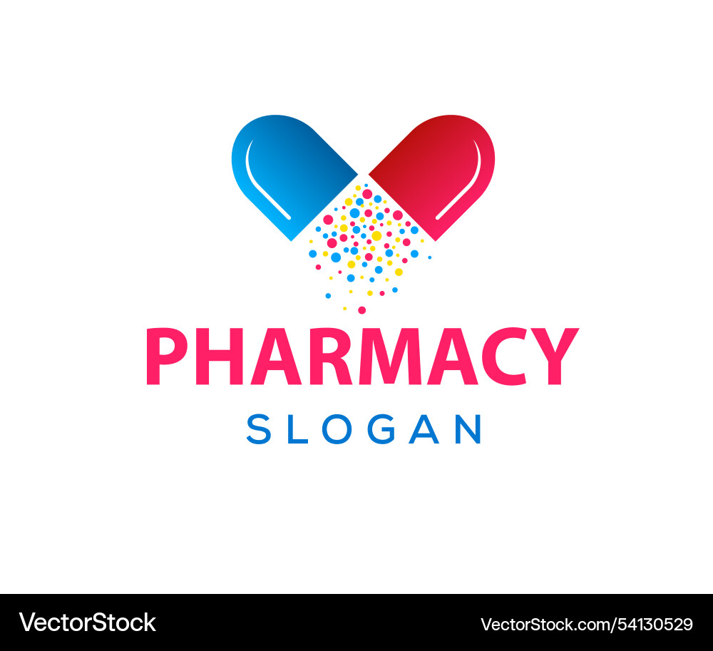 Medicine logo template or pharmacy Medicine logo template or pharmacy vector image