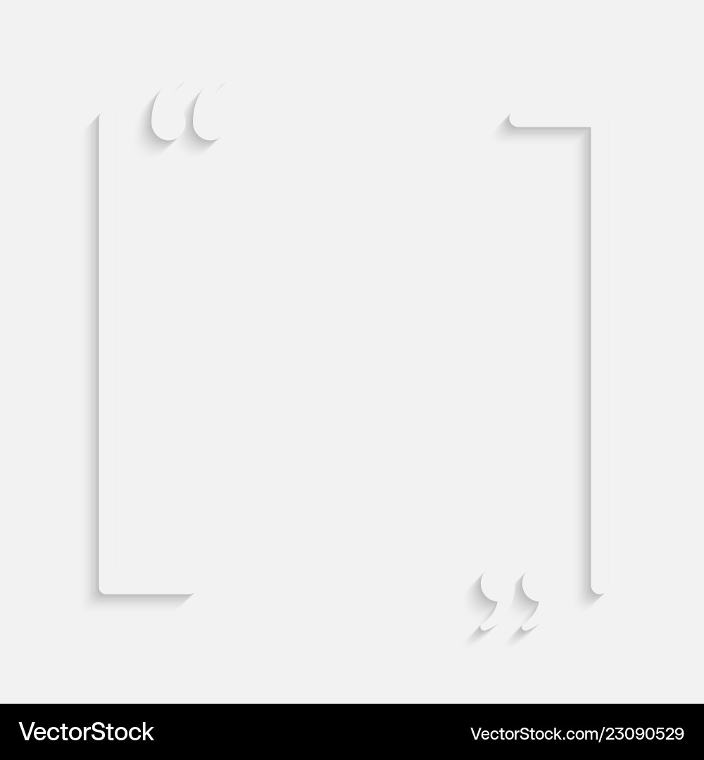 Template empty square speech bubble quote blank Template empty square speech bubble quote blank vector image