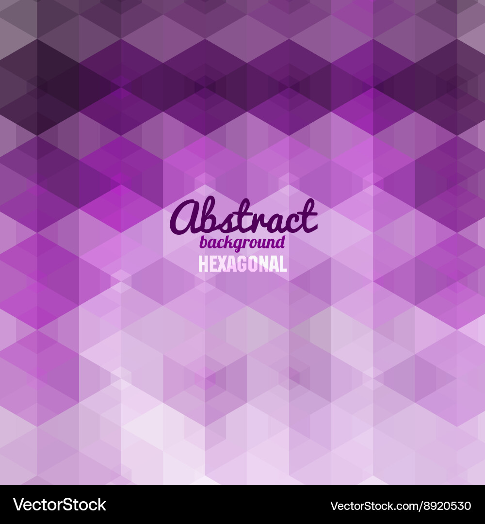 Abstract Hexagonal Geometric Background vector image
