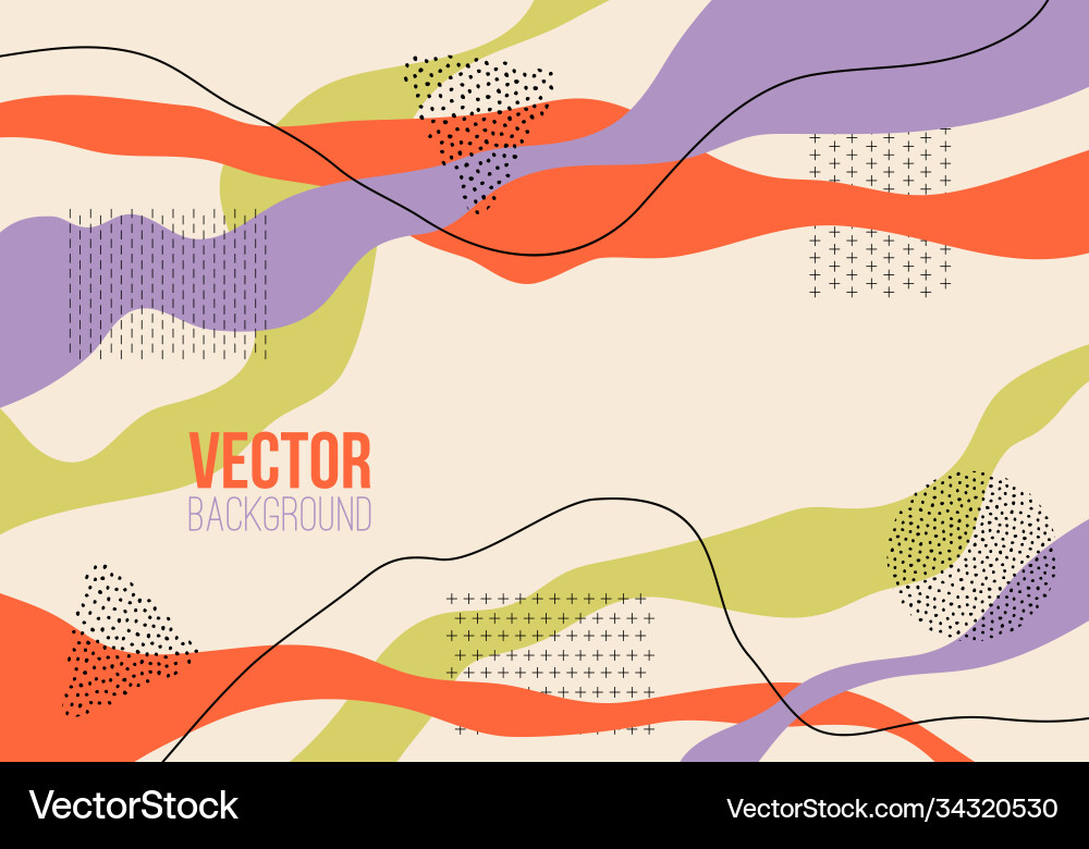 Abstract pattern cartoon texture with lines dots Abstract pattern cartoon texture with lines dots vector image