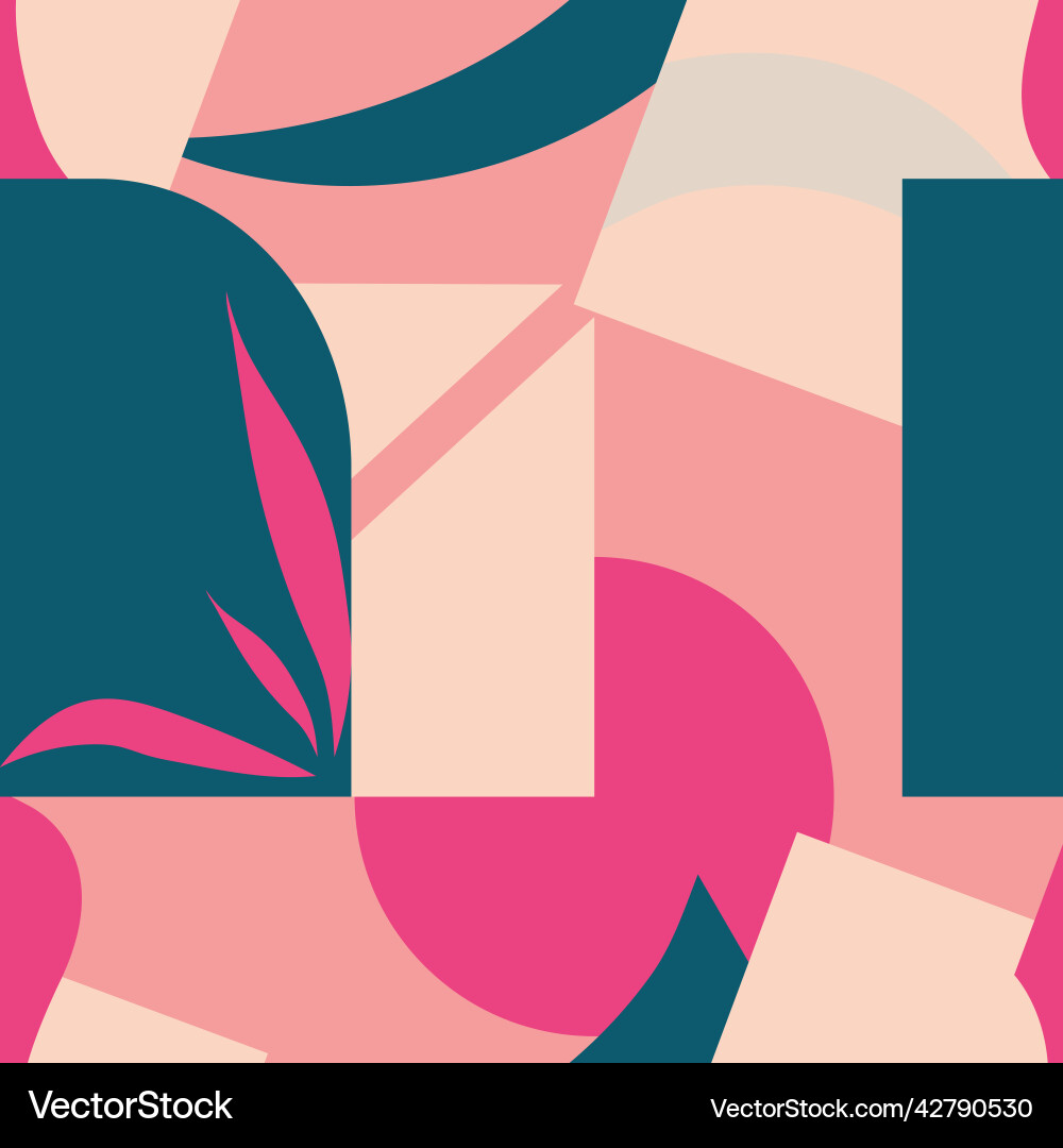 Abstract seamless pattern withe various lines Vector Image
