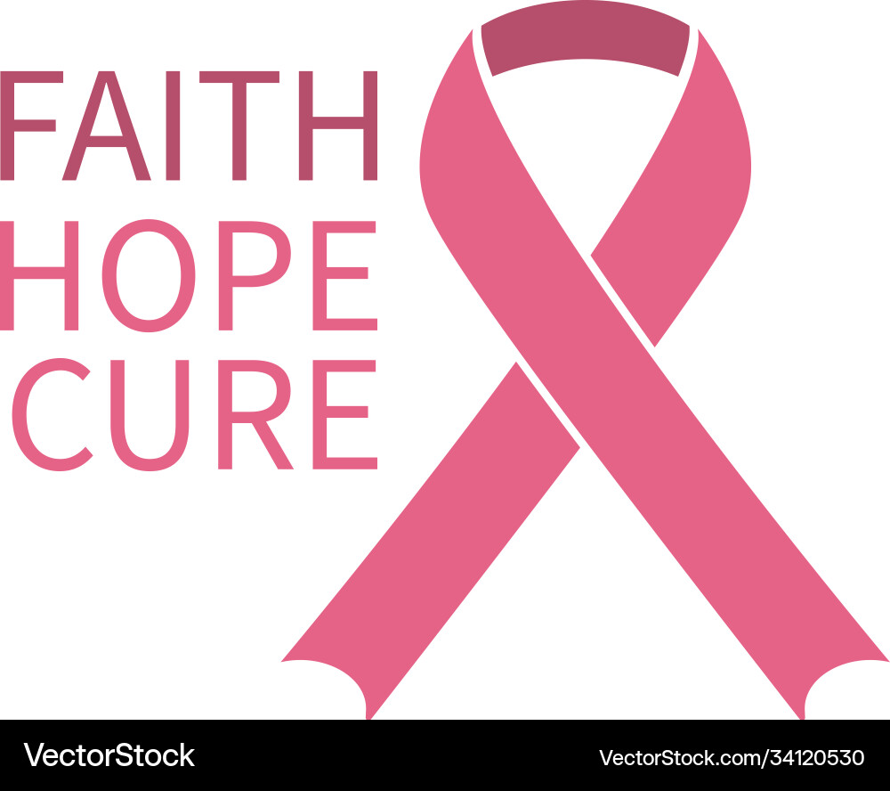 breast-cancer-awareness-graphic-design-template-vector-image