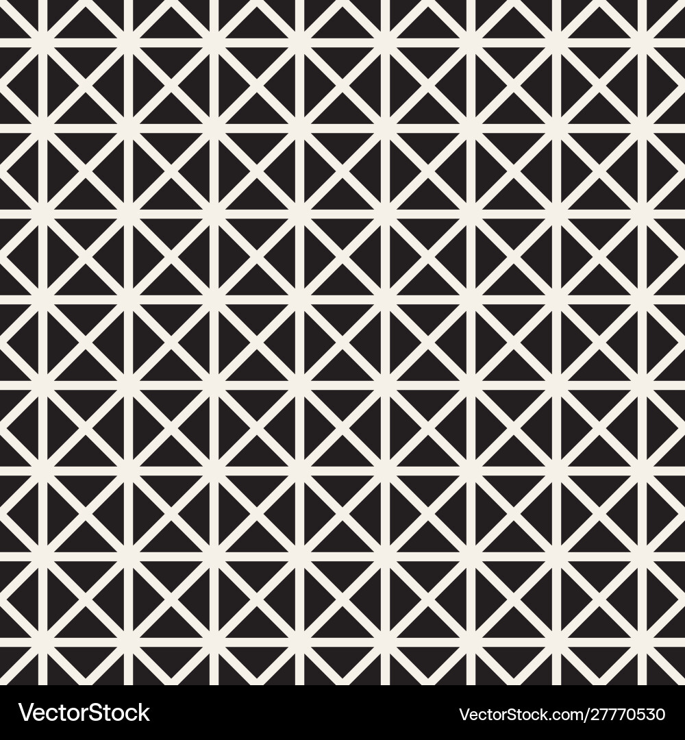 Crossed Lines Lattice Pattern Vector Image