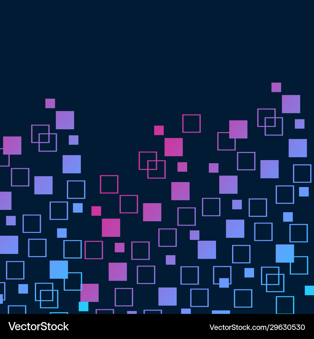 Futuristic square pattern background Futuristic square pattern background vector image