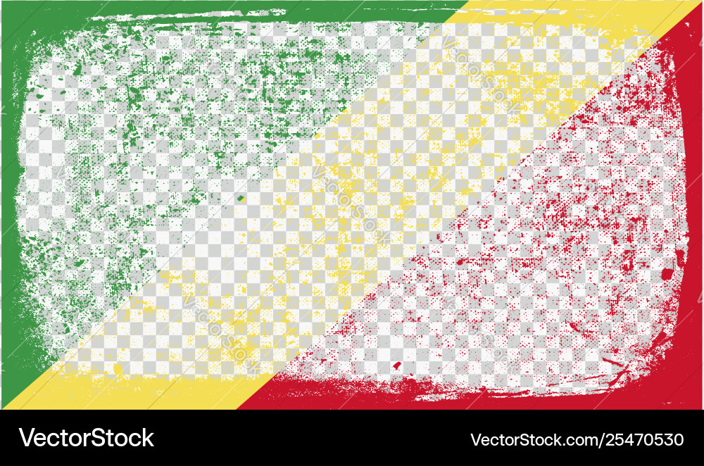 Grounge-styled flag Vector Image