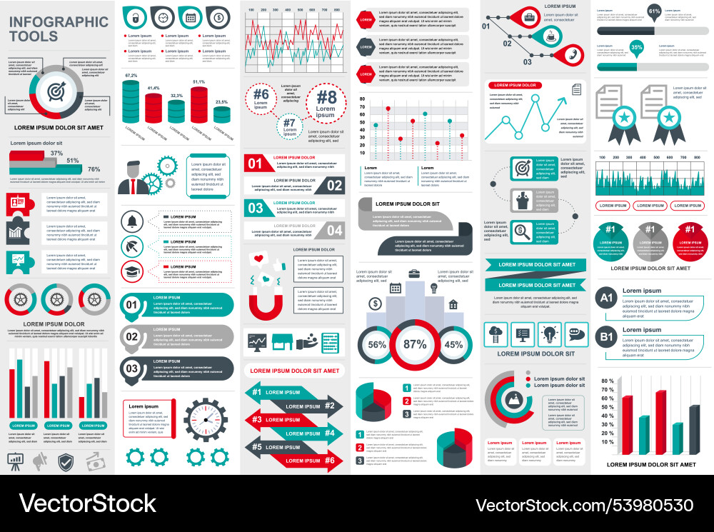 Infographic elements data visualization design Infographic elements data visualization design vector image