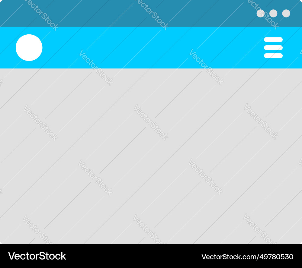Overlay flat website prototype icon pictogram Vector Image