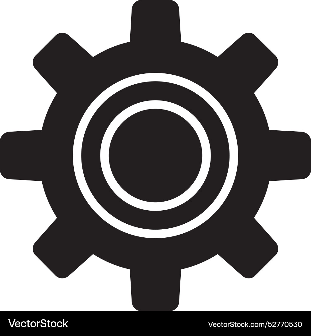 Setting icon design vector image