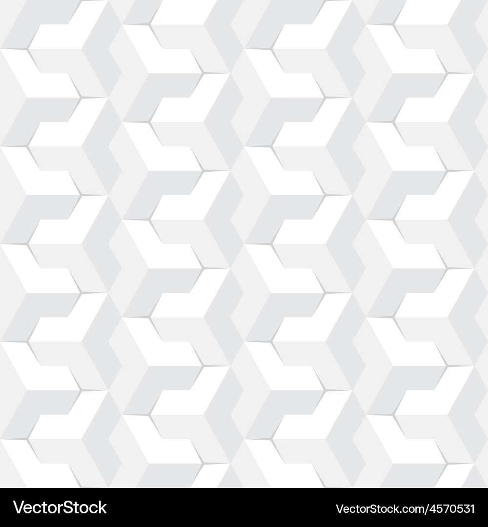 Abstract cube pattern vector image