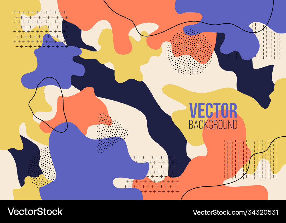 Abstract pattern cartoon texture with lines dots Abstract pattern cartoon texture with lines dots vector image