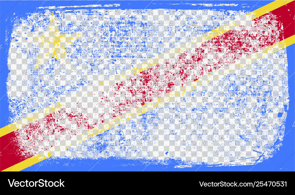Grounge-styled flag Grounge-styled flag vector image