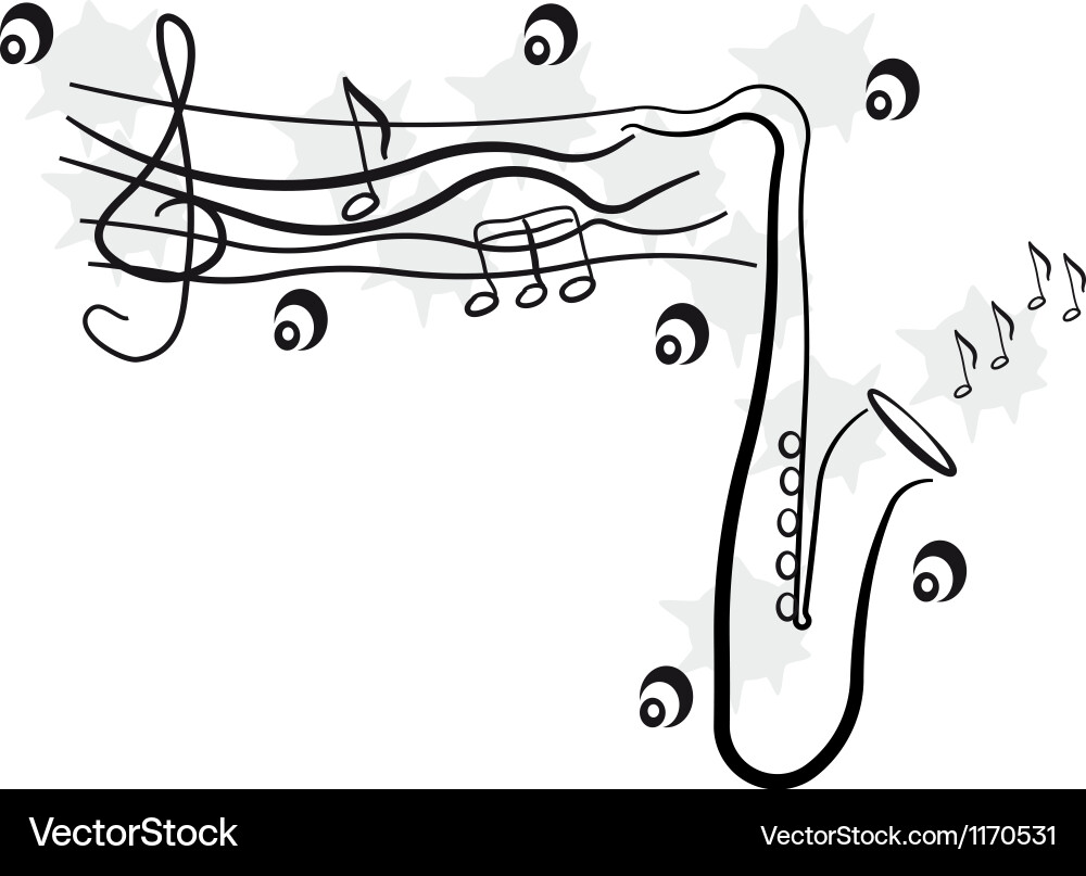 Jazz Music Background Vector Image