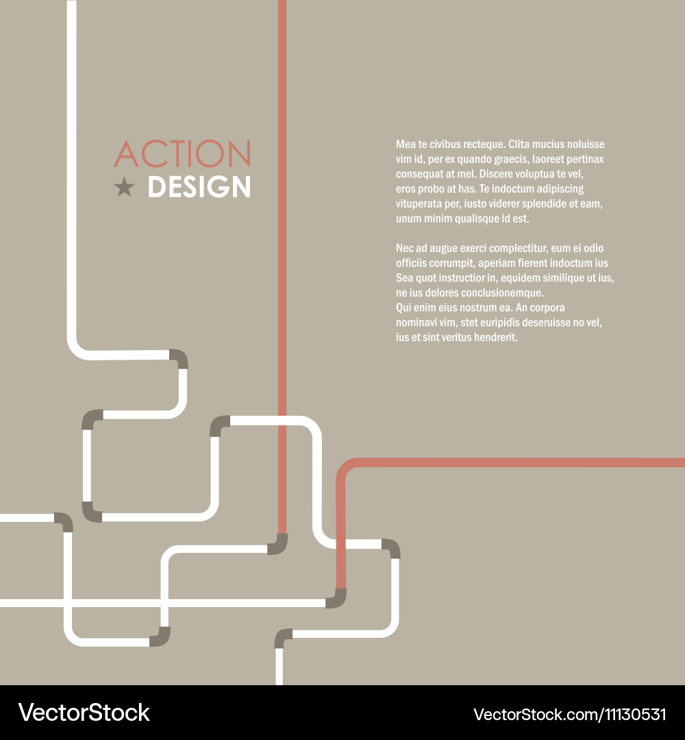 Pipe fitting set pipeline vector image