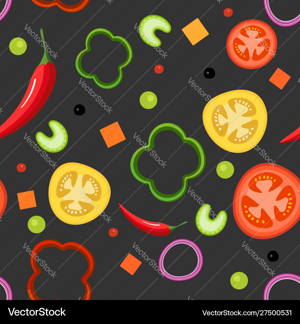 Seamless pattern on dark background Seamless pattern on dark background vector image