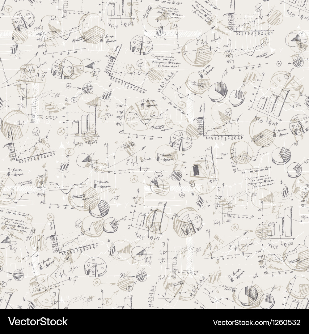 Abstract Business Graph Pattern vector image