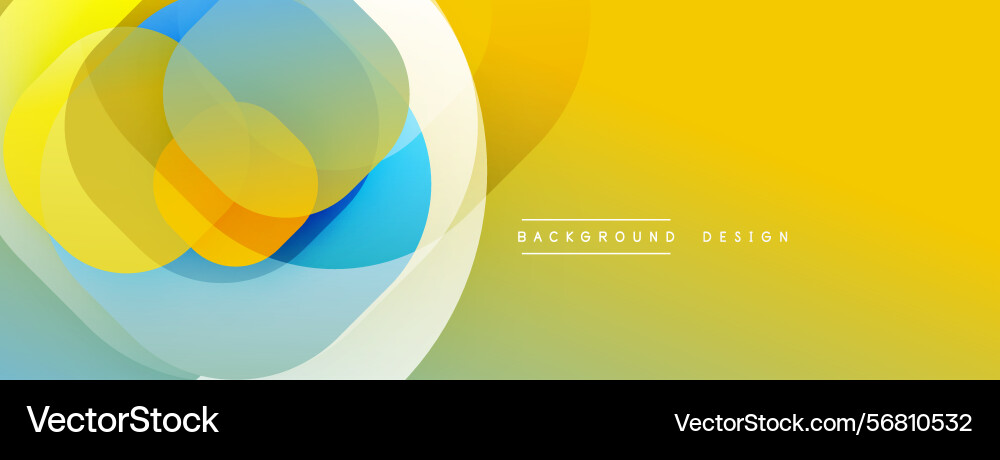 Abstract colorful shapes overlap creating dynamic Abstract colorful shapes overlap creating dynamic vector image