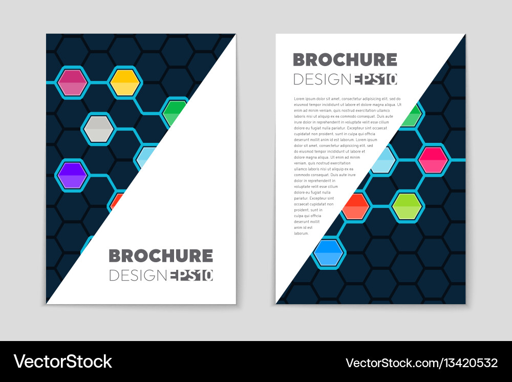 Abstract layout background set for art Abstract layout background set for art vector image