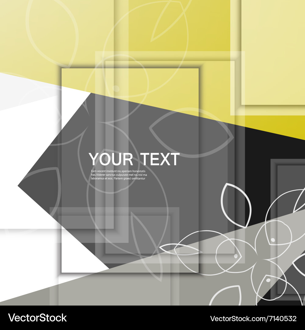 Abstract triangle and square vector image