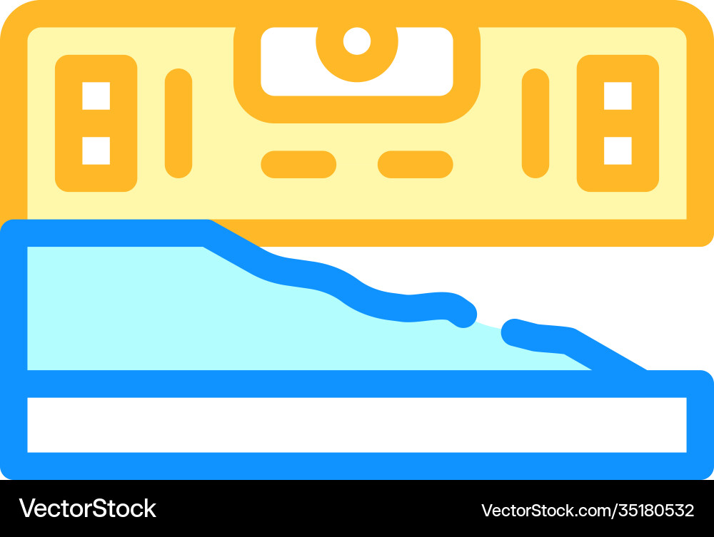Building level color icon Building level color icon Vector Image