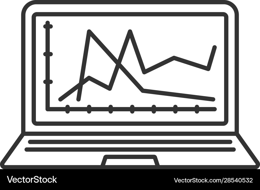Computer Diagnostics Icon vector image