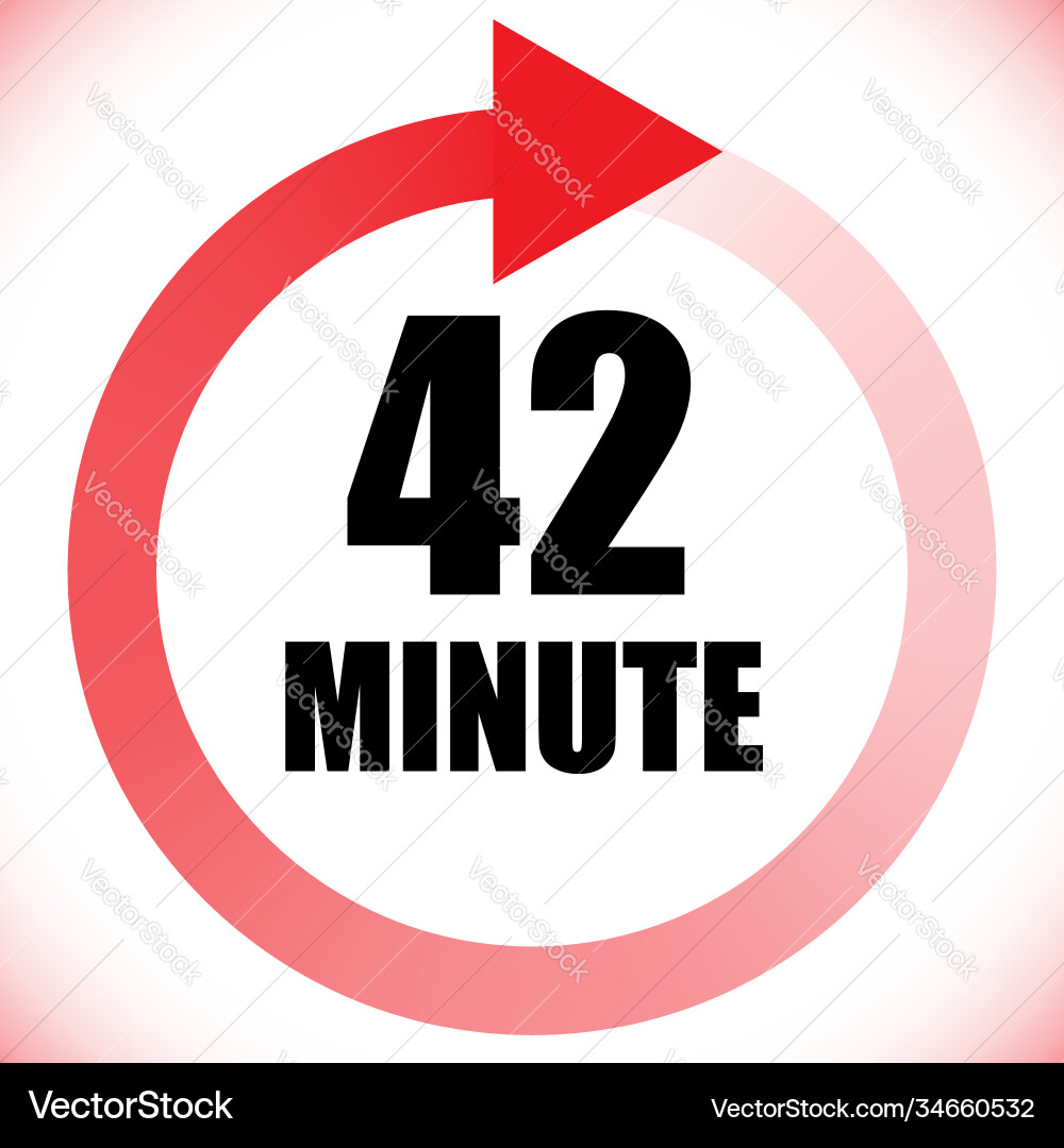 Numbers numerals dial time duration and schedule Vector Image