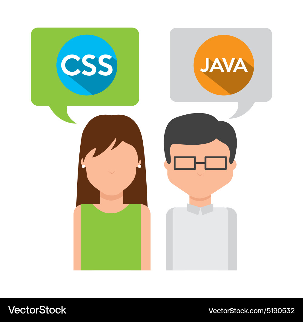 Programmiersprache vektorbild