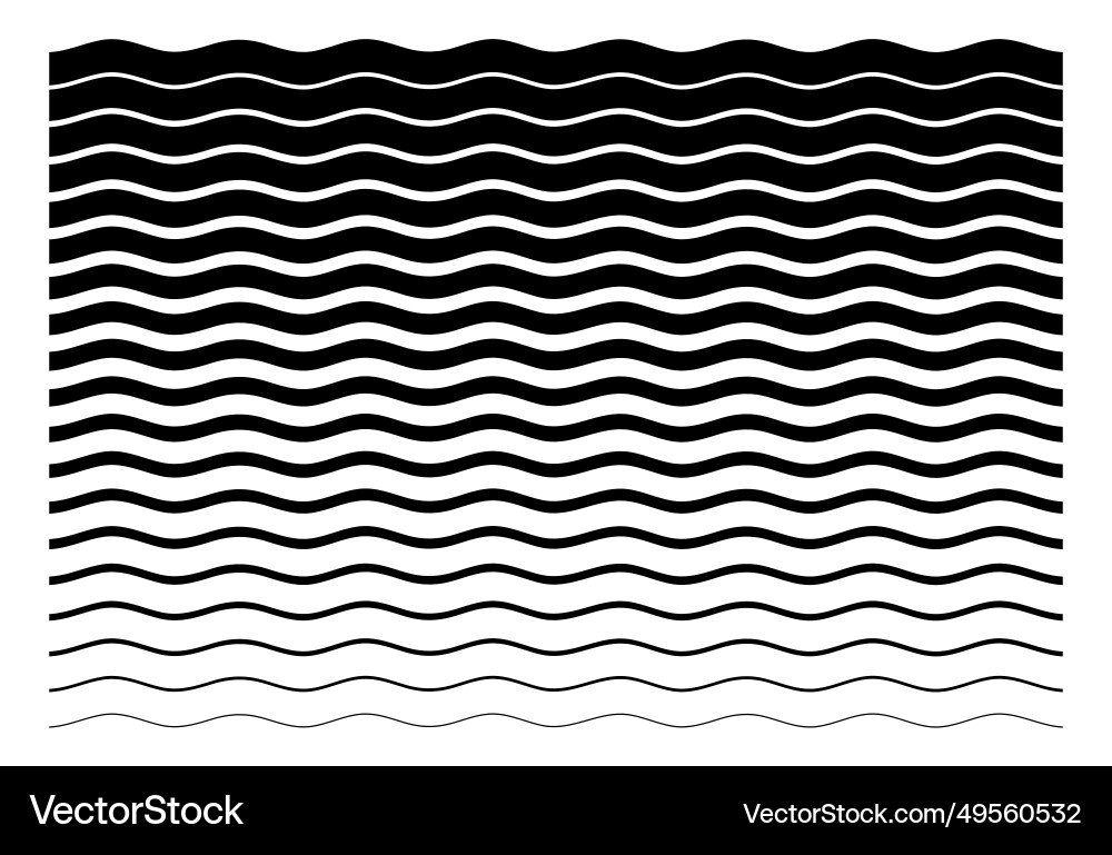 Wavy Line Pattern Background vector image
