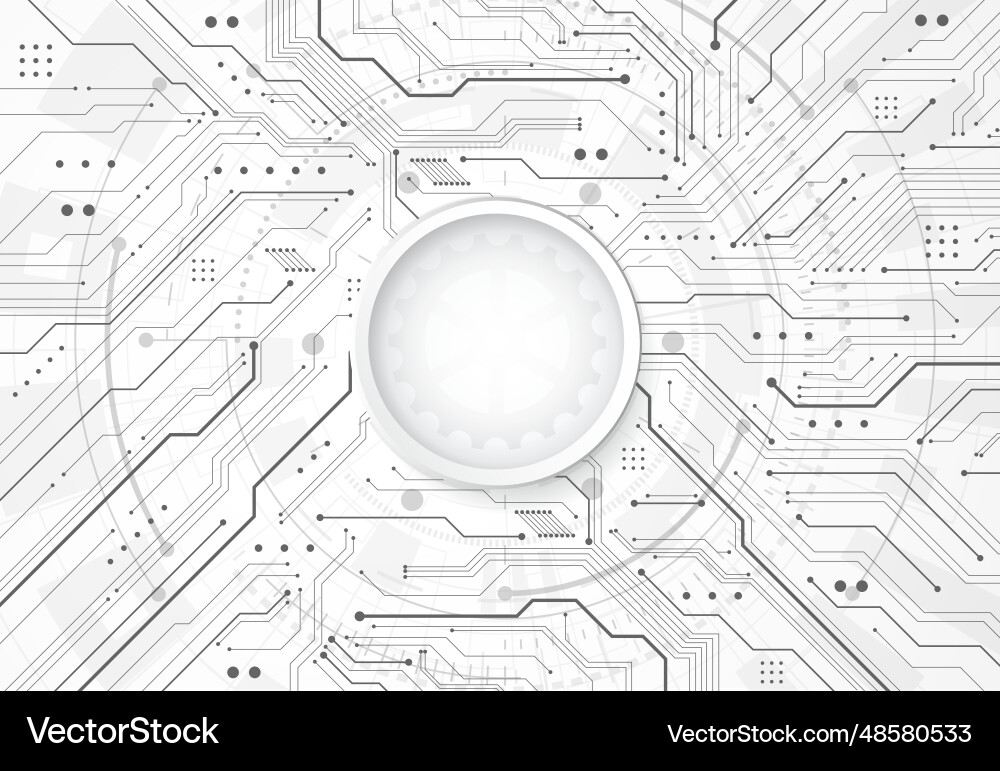 Abstract geometric background with circuit board Abstract geometric background with circuit board vector image