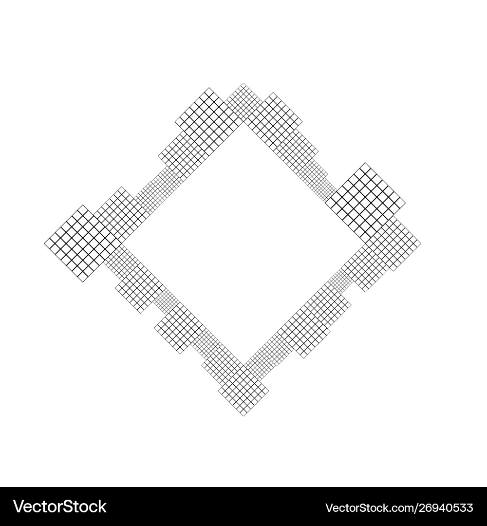 Abstract monochrome minimal diagonal square Abstract monochrome minimal diagonal square Vector Image